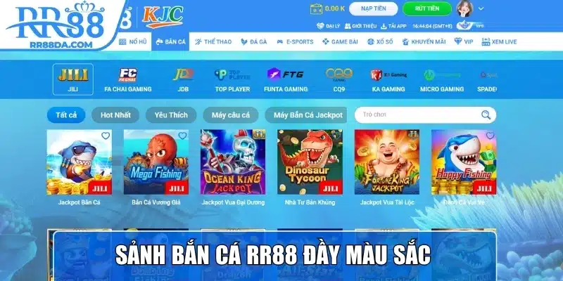 Sảnh bắn cá RR88 đầy màu sắc và bí ẩn