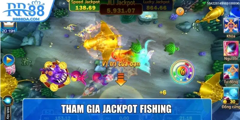Tham gia nhiều phòng cược khác nhau với Jackpot Fishing