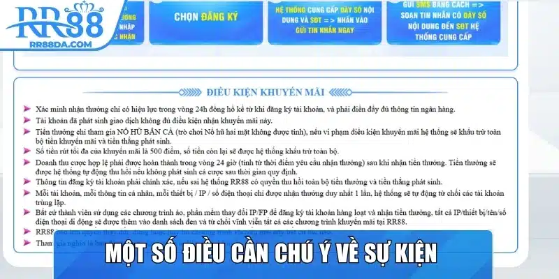 Một số điều cần chú ý về sự kiện 