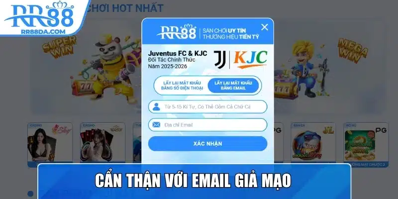 Cẩn thận với email giả mạo