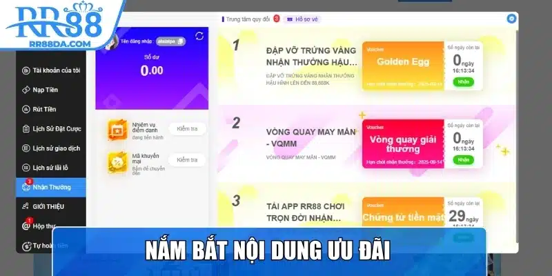 Nắm bắt những nội dung cơ bản của ưu đãi 