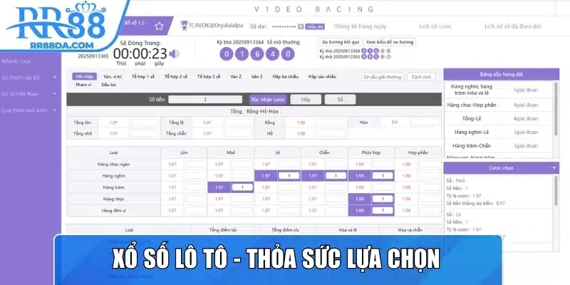 Xổ số lô tô - Thỏa sức lựa chọn và rinh về phần thưởng lớn
